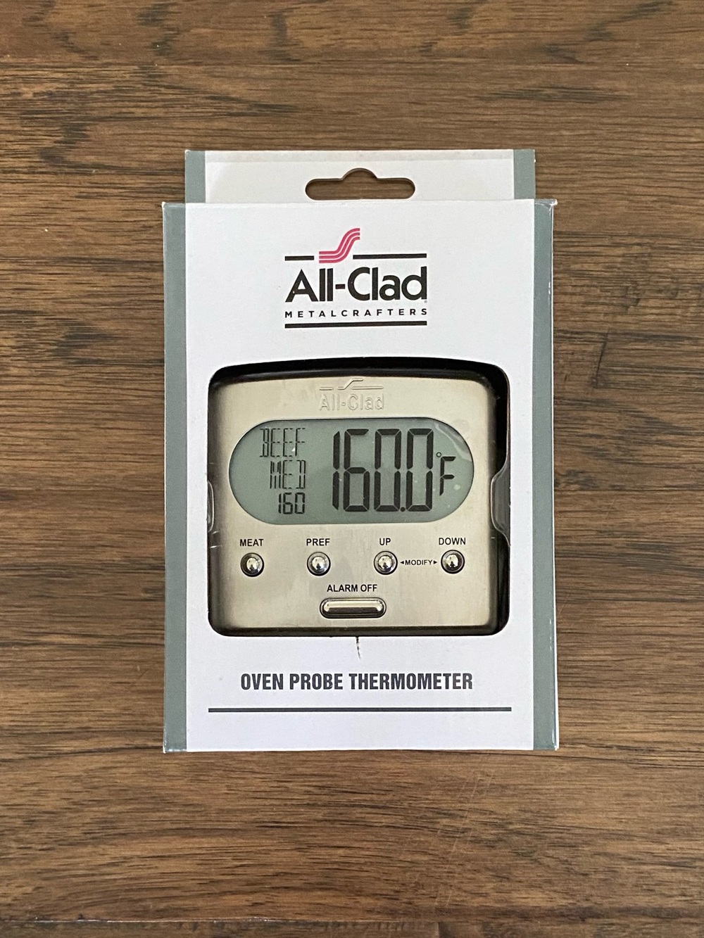 All-Clad Oven Probe Thermometer - Stainless/Gray